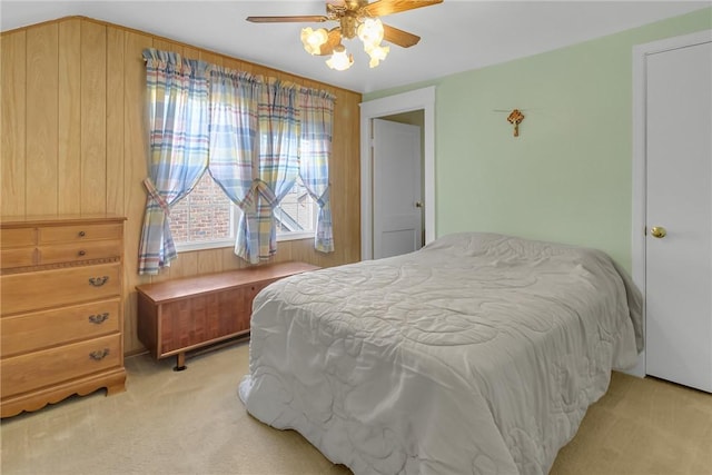 122 S Atlantic Ave, Cheswick, PA 15024 - bedroom featuring light colored carpet and ceiling fan