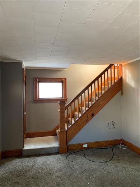 stairs with carpet