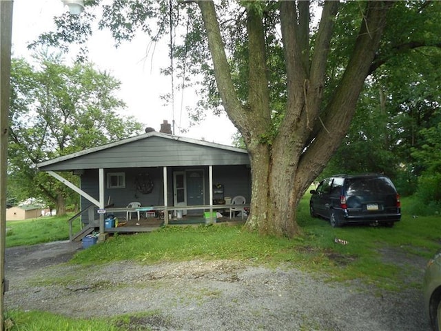 view of front of home