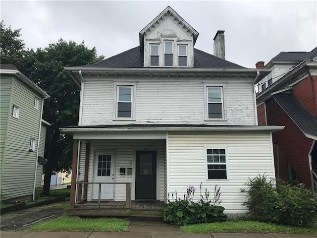 view of front of house with a porch