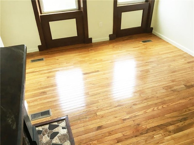 interior space featuring light hardwood / wood-style floors