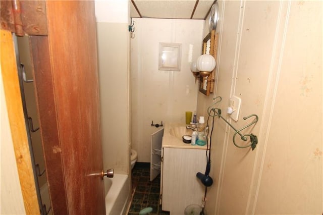 bathroom with  shower combination and toilet