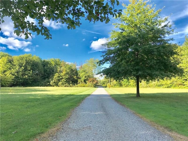 view of road