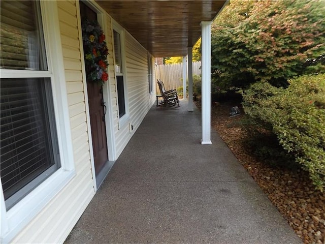 view of patio