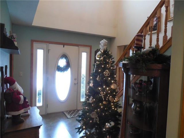 entryway with a wealth of natural light