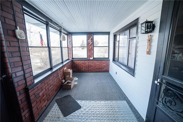 sunroom featuring a healthy amount of sunlight