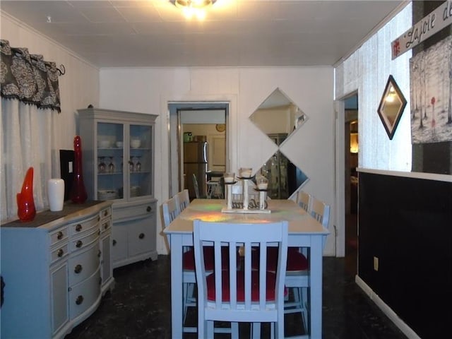 view of dining area