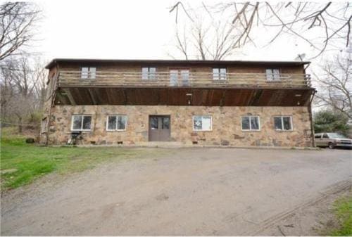 view of rear view of property