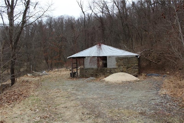 view of front of property