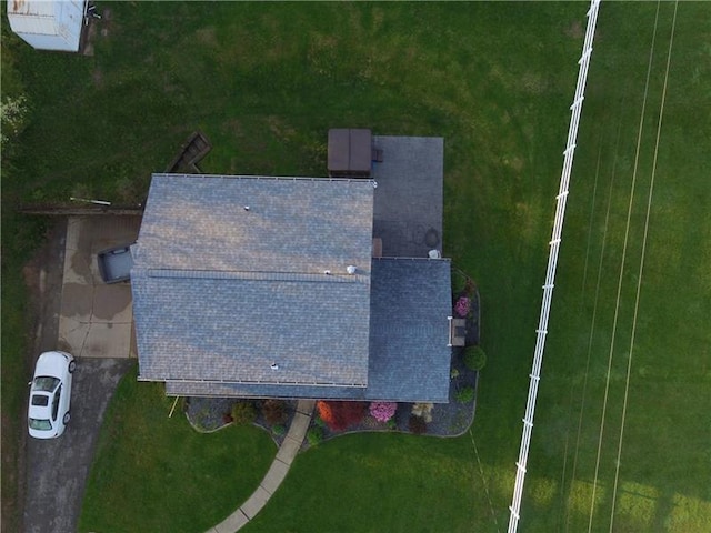 view of aerial view