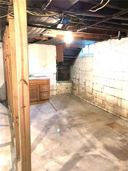 view of basement