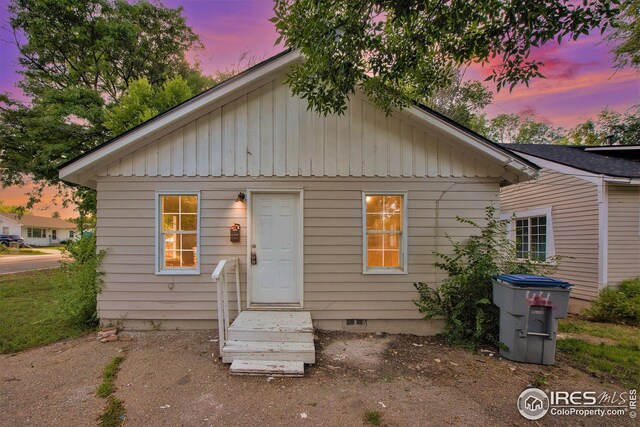 view of bungalow-style house