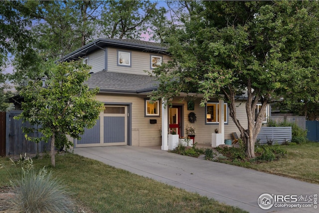 2870 18th St, Boulder, CO 80304 - view of front facade with a garage