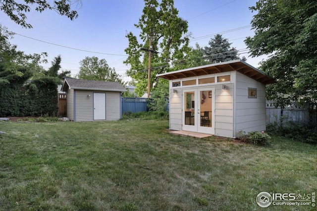 2870 18th St, Boulder, CO 80304 - view of yard featuring a storage shed