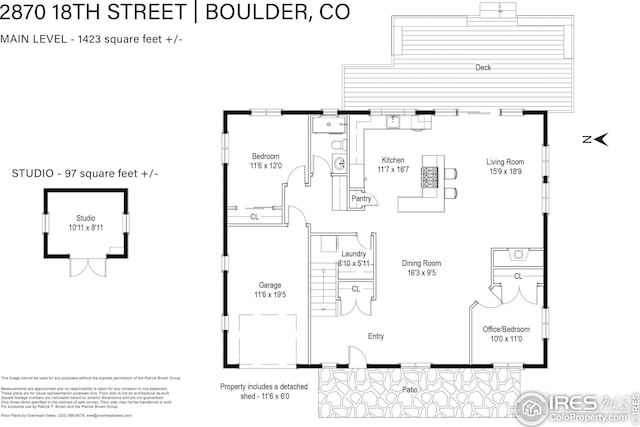 2870 18th St, Boulder, CO 80304 - plan