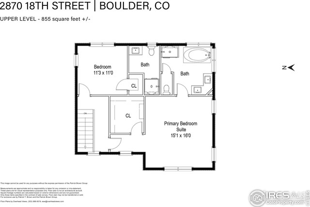 2870 18th St, Boulder, CO 80304 - plan