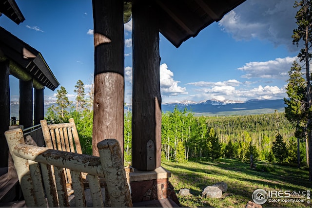 300 Samaia Ct, Tabernash, CO 80478 - view of yard featuring a mountain view