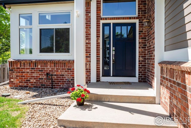 view of property entrance