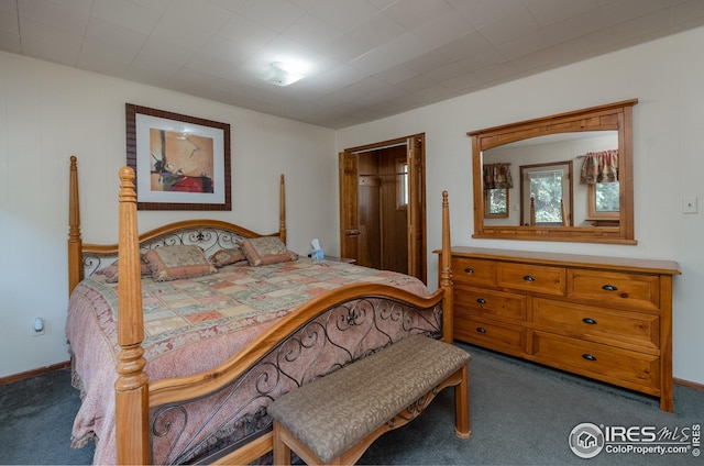 bedroom with carpet flooring