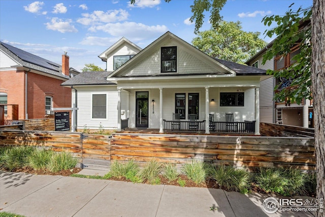 view of front of house with a porch