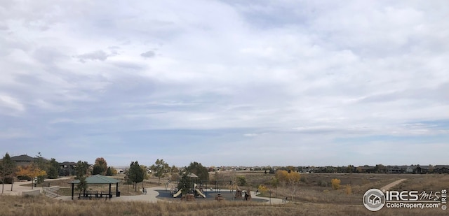 view of yard featuring a gazebo