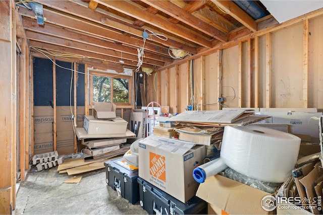 miscellaneous room featuring concrete floors