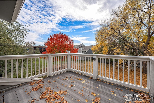 view of deck