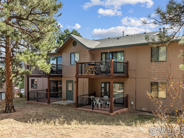 exterior space featuring a deck