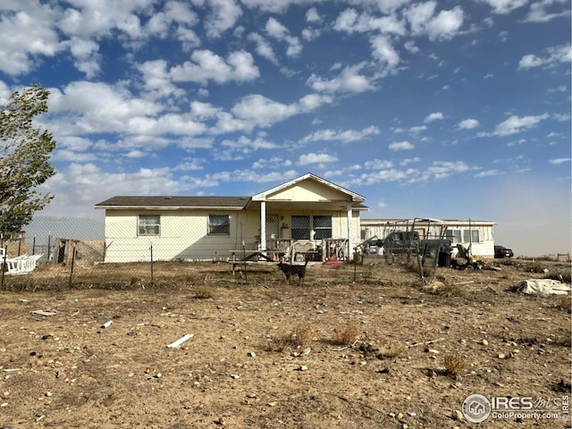 view of manufactured / mobile home