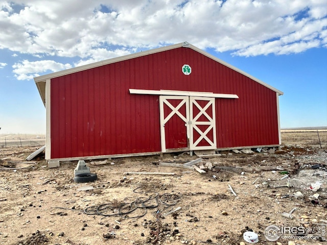 view of outbuilding