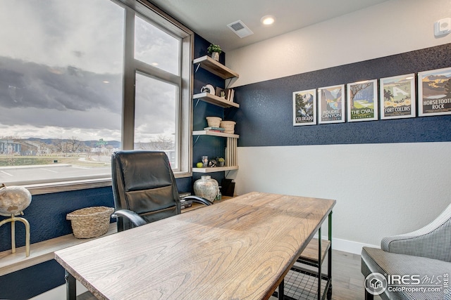 968 Birdwhistle Ln Unit 3, Fort Collins, CO 80524 - office space with visible vents and wood finished floors