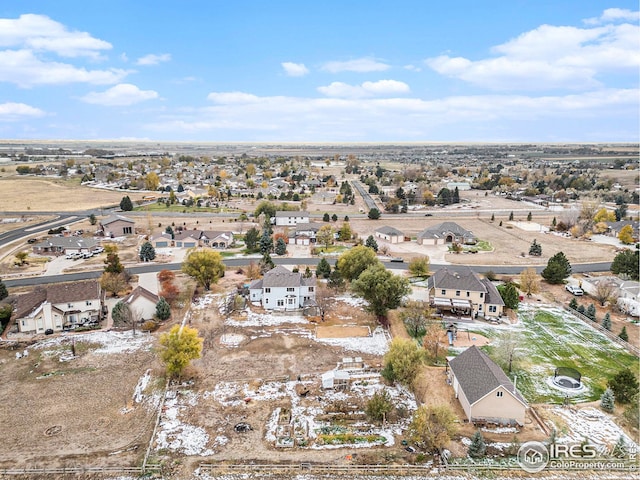 aerial view featuring a residential view