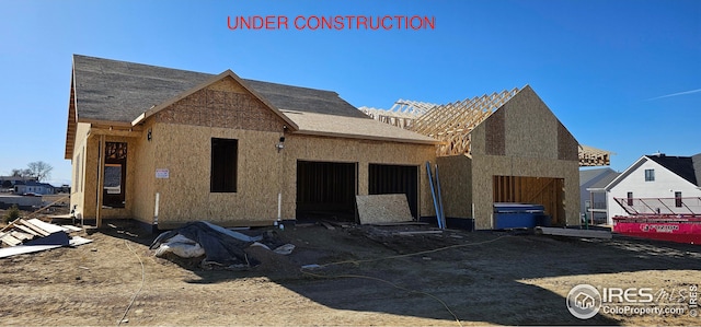 view of front of home with stucco siding