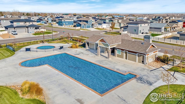 view of pool