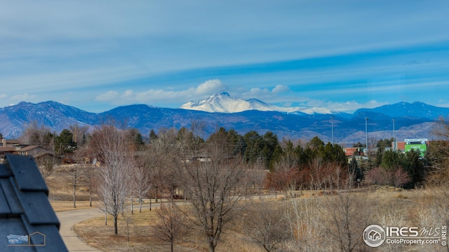 view of mountain feature
