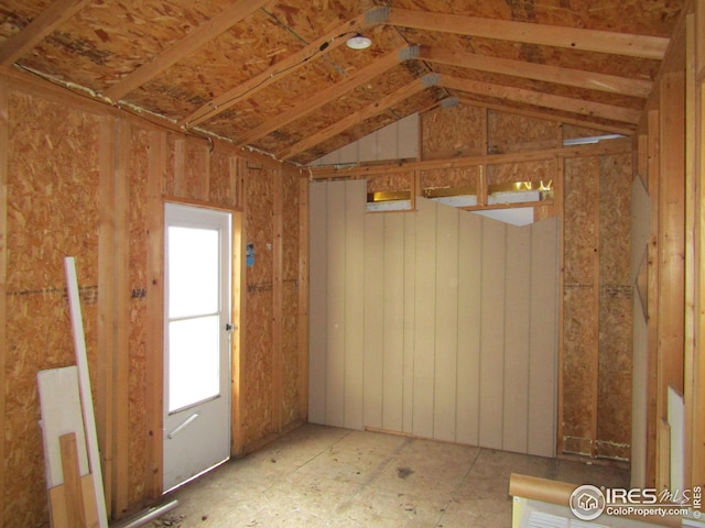 view of storage room