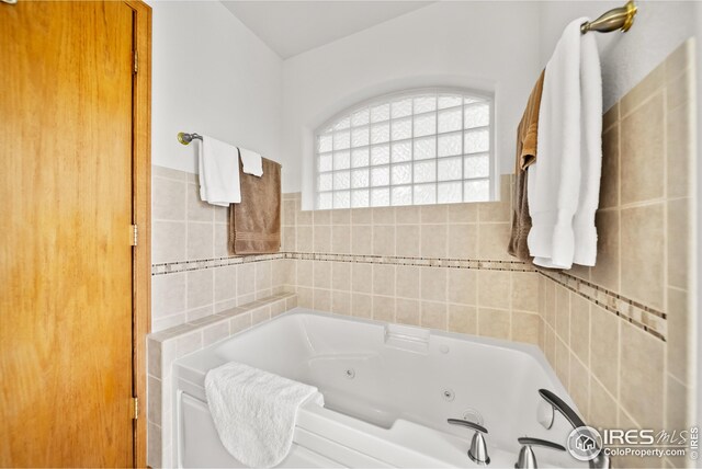 bathroom with a bathtub