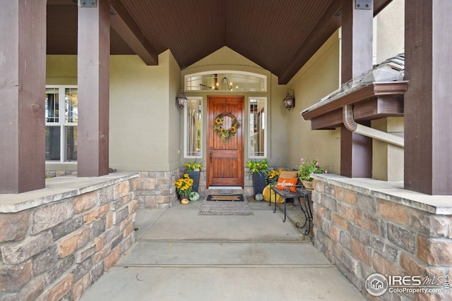 view of entrance to property