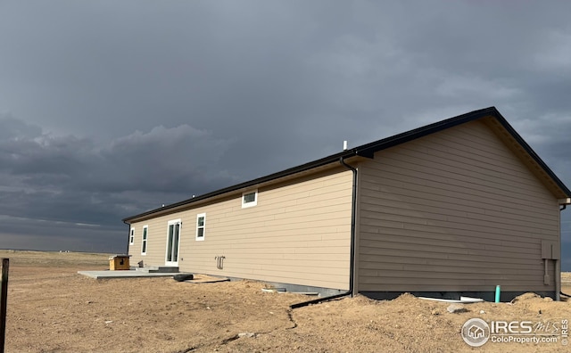 view of side of property
