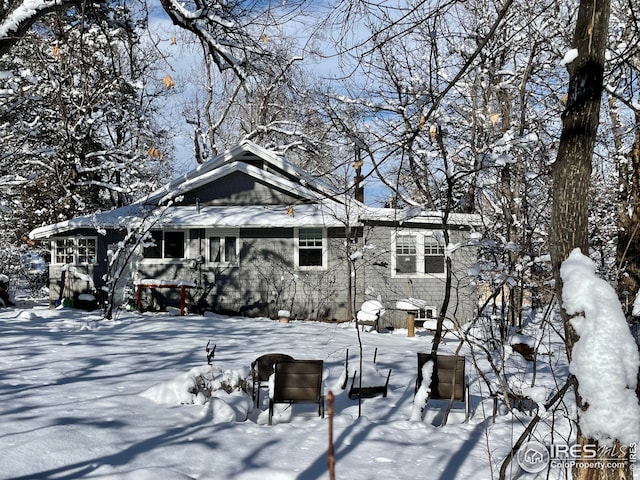 view of front of home