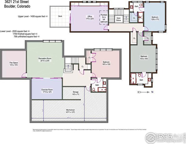 3621 21st St, Boulder, CO 80304 - home floor plan