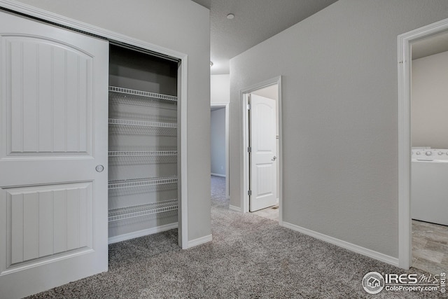 closet with washer / dryer