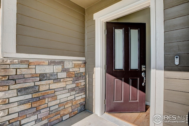 view of entrance to property