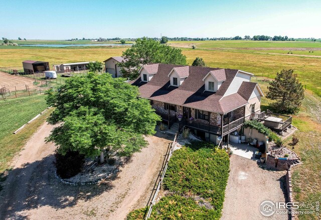 420 E County Road 10, Berthoud, CO 80513 - bird's eye view with a rural view
