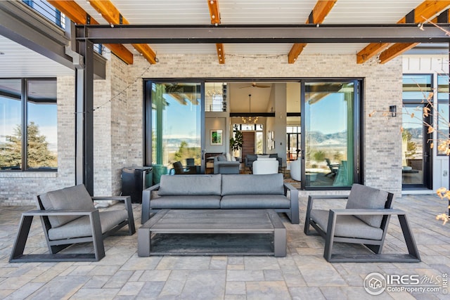 635 Paragon Dr, Boulder, CO 80303 - view of patio featuring outdoor lounge area