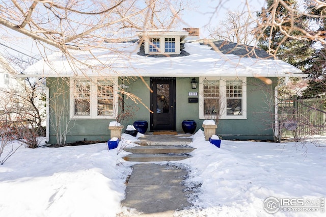 view of front of home