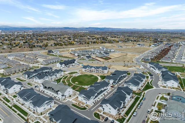 drone / aerial view