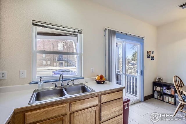 kitchen featuring sink