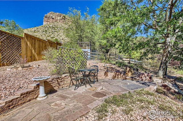 view of patio