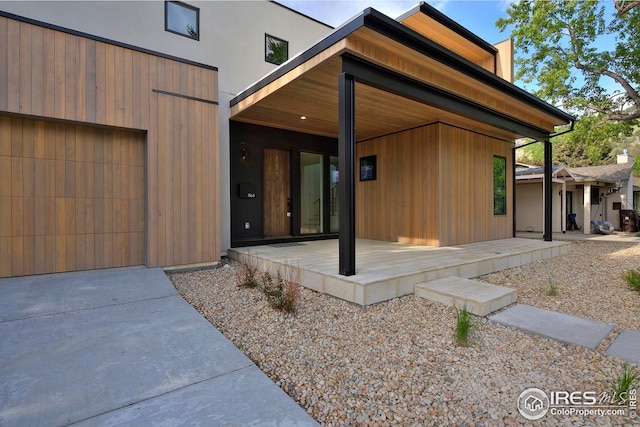 wooden deck featuring a mountain view